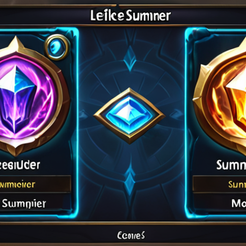 Home 14 Optimized Summoner Profile**
* **Prompt:** A vibrant League of Legends summoner profile. The summoner icon is an event-related badge. The summoner title is catchy and game-related. Displayed are three champion mastery icons. The overall impression is professional and inviting.
**
