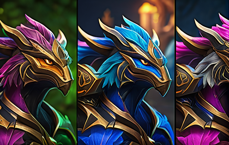 LOL 베스트 스킨 랭킹 - Here are three detailed image prompts for Stable Diffusion, based on the most impactful League of Le...